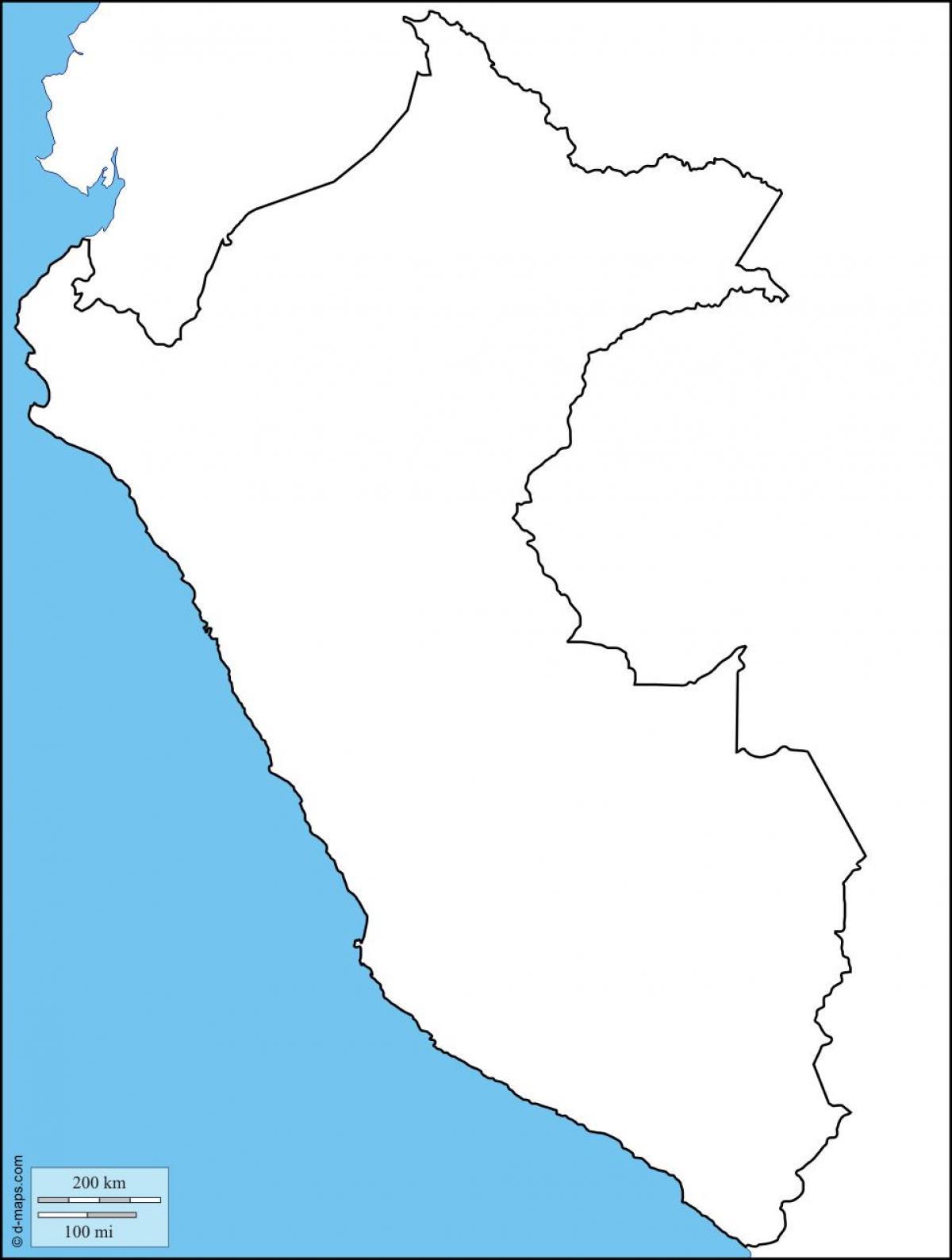 Перу празна карта