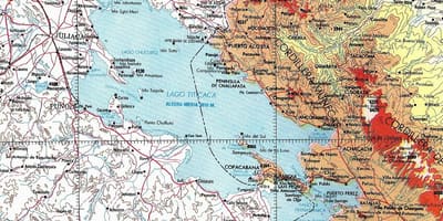Карта на езерото титикака в Перу 