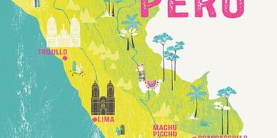 Карта на Перу за деца