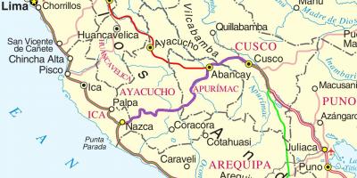 Карта На Куско Перу